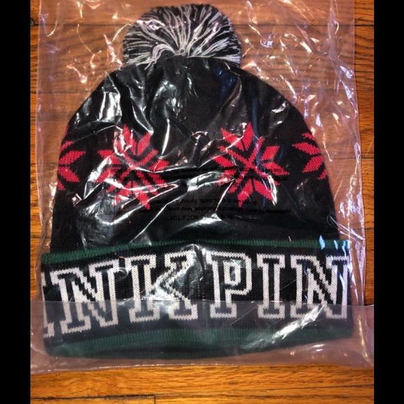 PINK Victoria's Secret Accessories - Victoria Secret Pink knit hat NWT